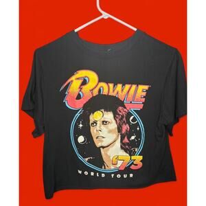 David Bowie ‘73 World Tour Cropped Tee